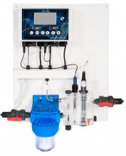PANNEAU DE REGULATION PH CHLORE 0-20 PPM CAPT. TEMP.
