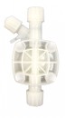 CORPS DE POMPE MANUEL  2-15 L/H  PVDF/FPM  BILLE CERAMIQUE  D68 1/2''GM